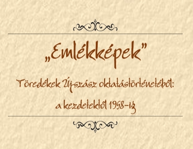 Az újszászi általános iskola egykori tanítónője, Nagy Gergelyné Polónyi Margit az 1950-es években megírta a Belterületi Állami Általános Iskola történetét. Ez, a helyismereti szempontból oly fontos dokumentum, fénymásolatban jutott el hozzánk, melyből több helyen is már eleve hiányoztak képek. A gyenge minőség és a hiányzó fotók ellenére ez a kézirat felbecsülhetetlen emlék, melyet most lehetőség szerint feljavítva, kiegészítve teszünk közzé. A dokumentum a címlapra kattintva olvasható!